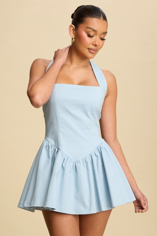 Light Blue Dalia's corset Dress 6 oct