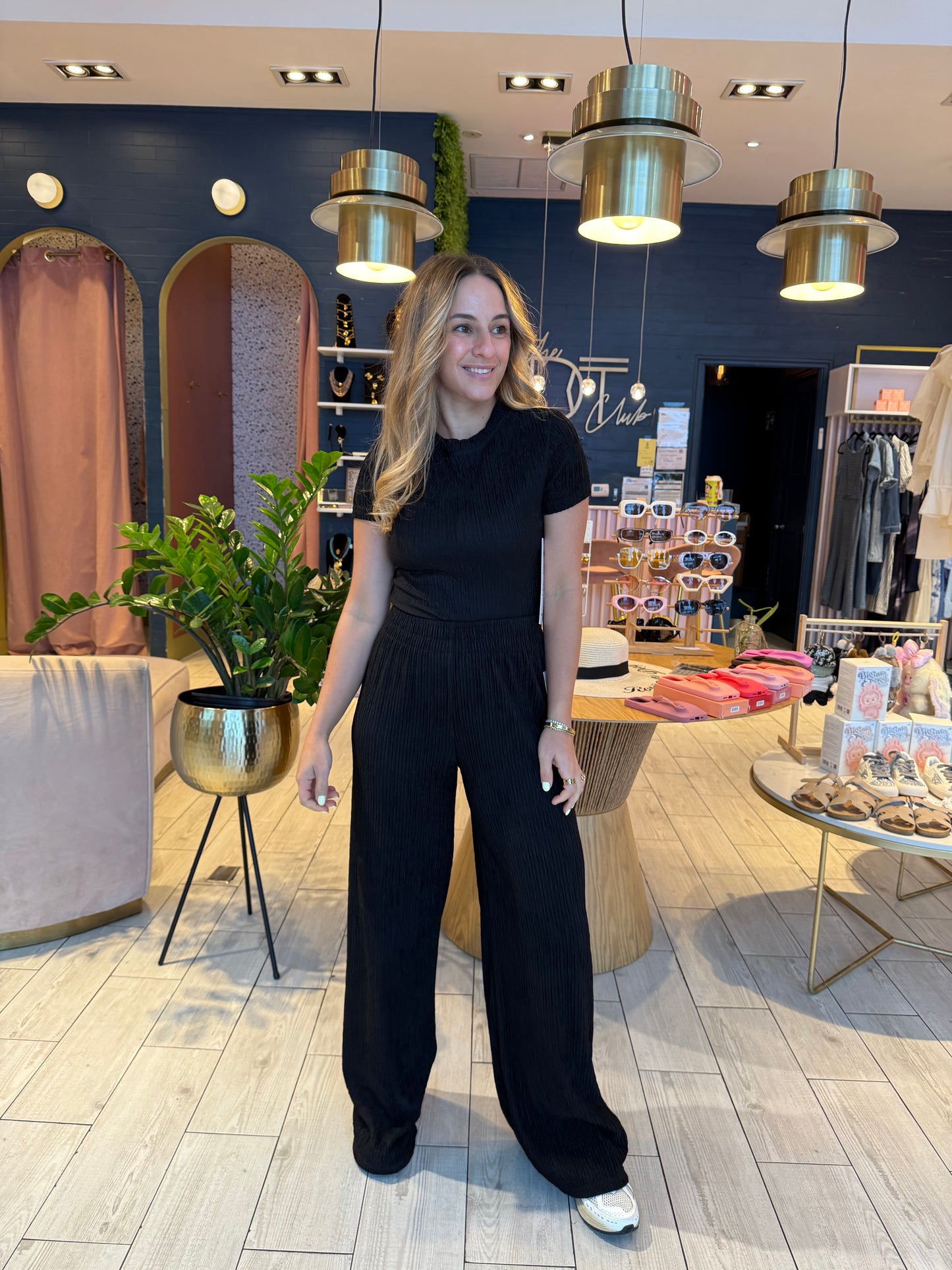 Black pant & top set  viaje