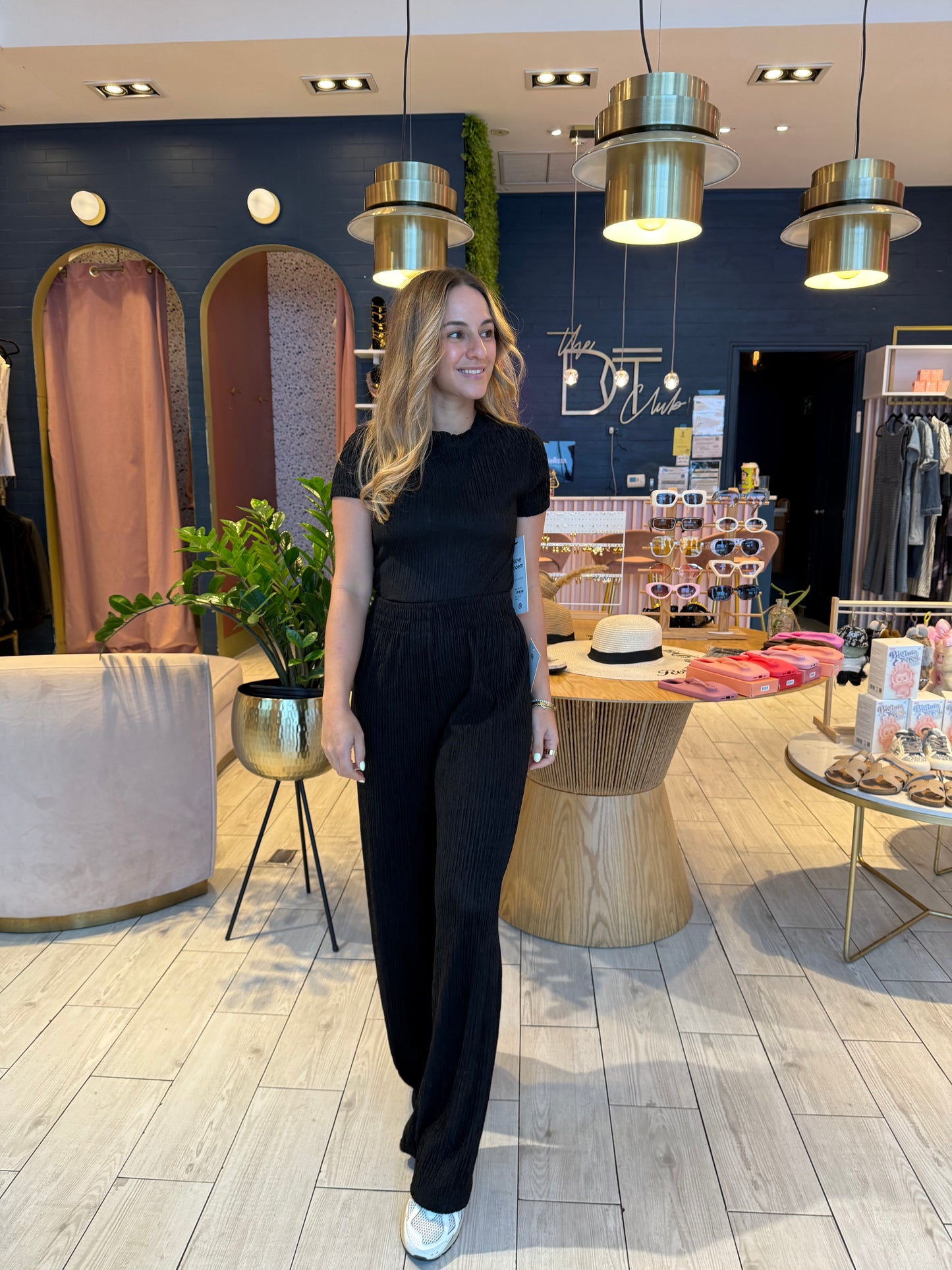 Black pant & top set  viaje