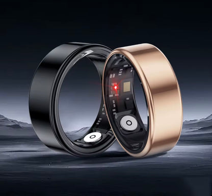 Black Wellness & Smart ring for men