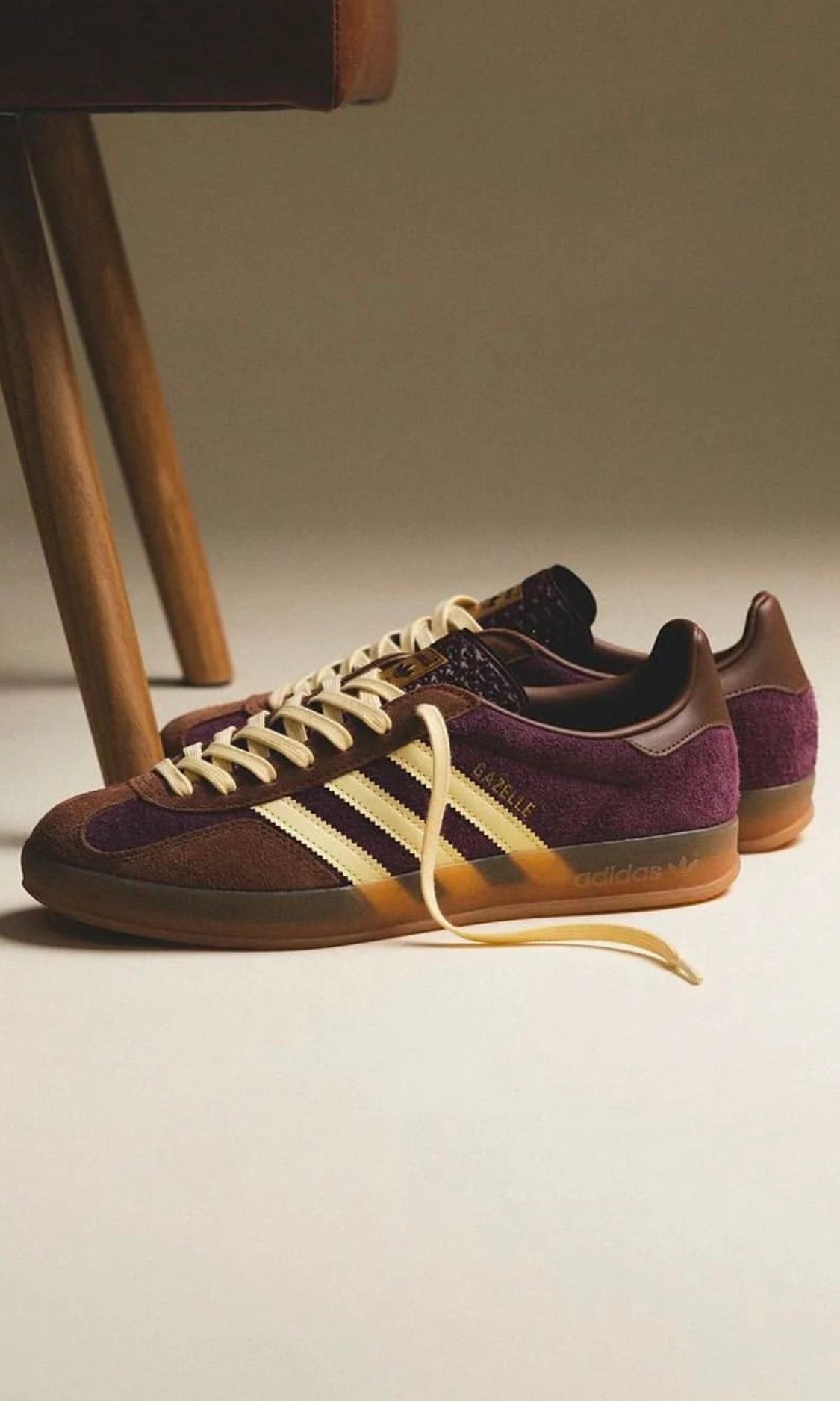 Marroon & Butter yellow  Gazelle for women