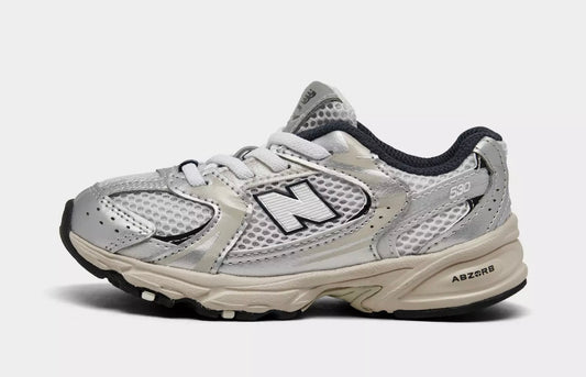 Navy & Silver New Balance 530 for toddler - 5 days