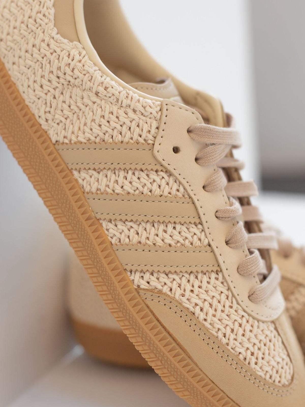Adidas Nude croche aesthetic samba adidas for women- 7 days