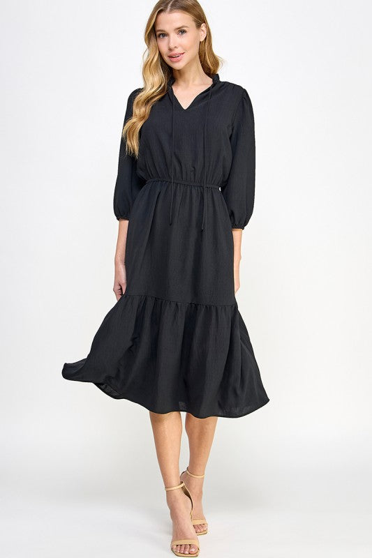 Black Tzniut Dress 5 marzo