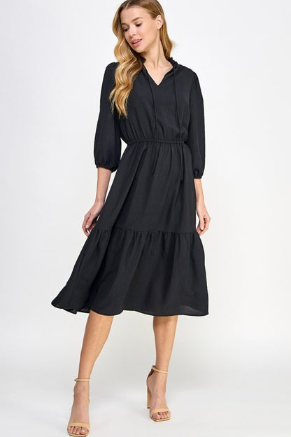 Black Tzniut Dress 5 marzo
