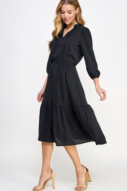 Black Tzniut Dress 5 marzo