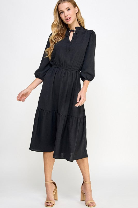 Black Tzniut Dress 5 marzo