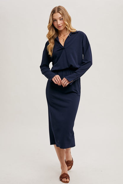 Navy Tzniut Dress 5 marzo