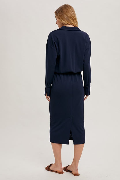 Navy Tzniut Dress 5 marzo