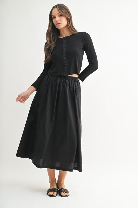 Black Tzniut set