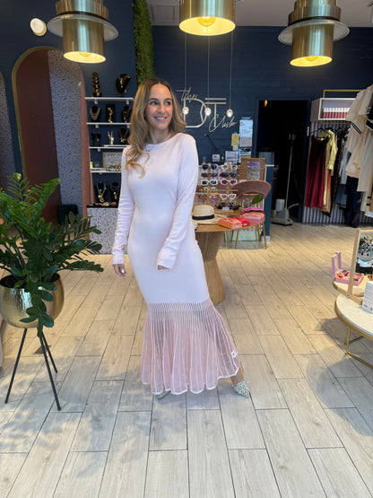 Baby Pink flare Dress