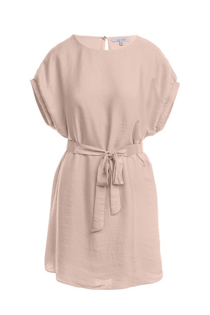 Nude belted & relax dess