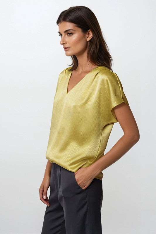 Lime Silky basic top