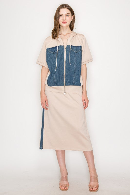 Nude & denim Tzniut set 15 oct
