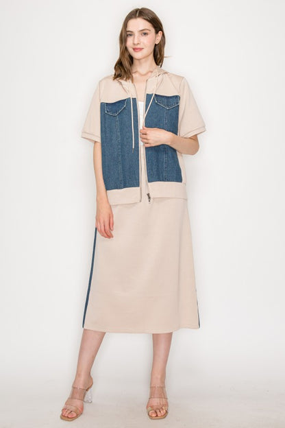 Nude & denim Tzniut set 15 oct