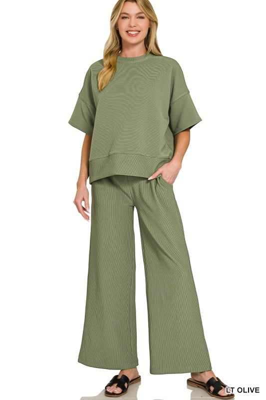 Olive set viaje manga corta 12 marzo