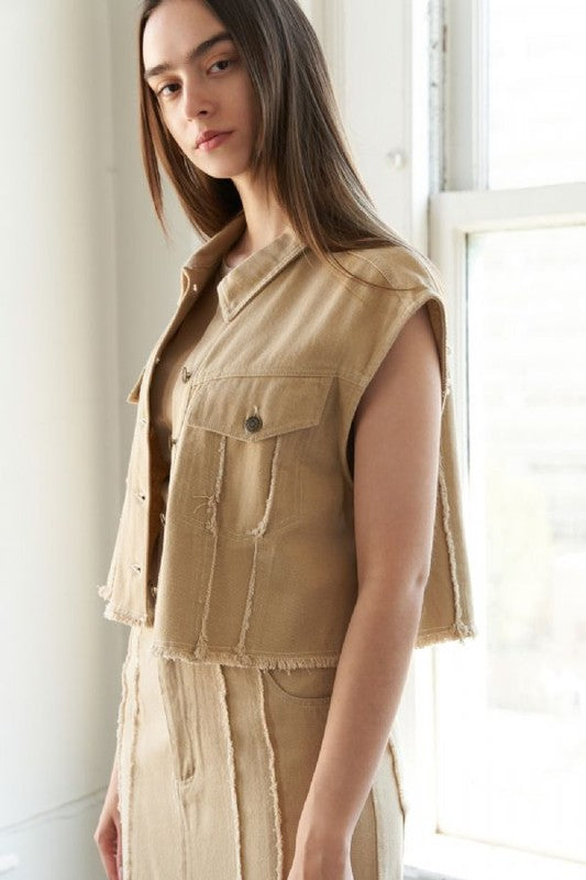 Fringed skirt & Vest Set 18 oct