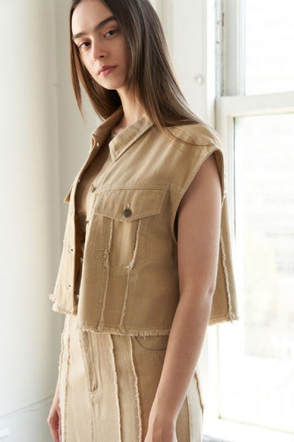 Fringed skirt & Vest Set 18 oct