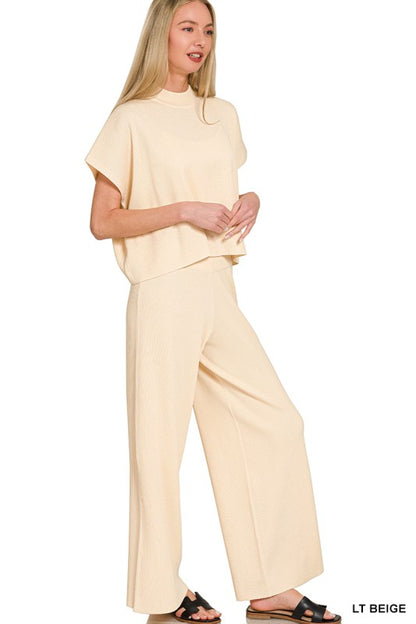 Cream set de viaje texture line
