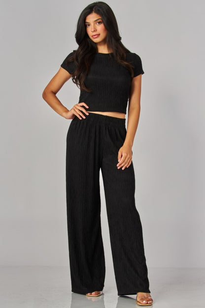 Black pant & top set  viaje