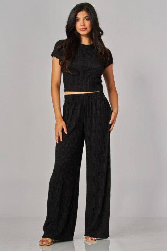 Black pant & top set  viaje