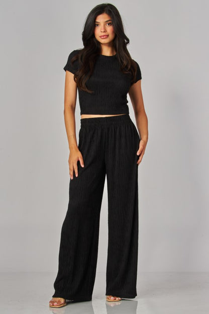 Black pant & top set  viaje