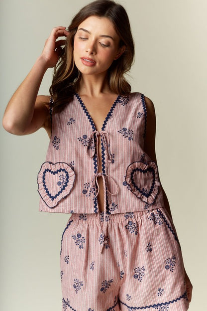 Embroidery Ema cute set