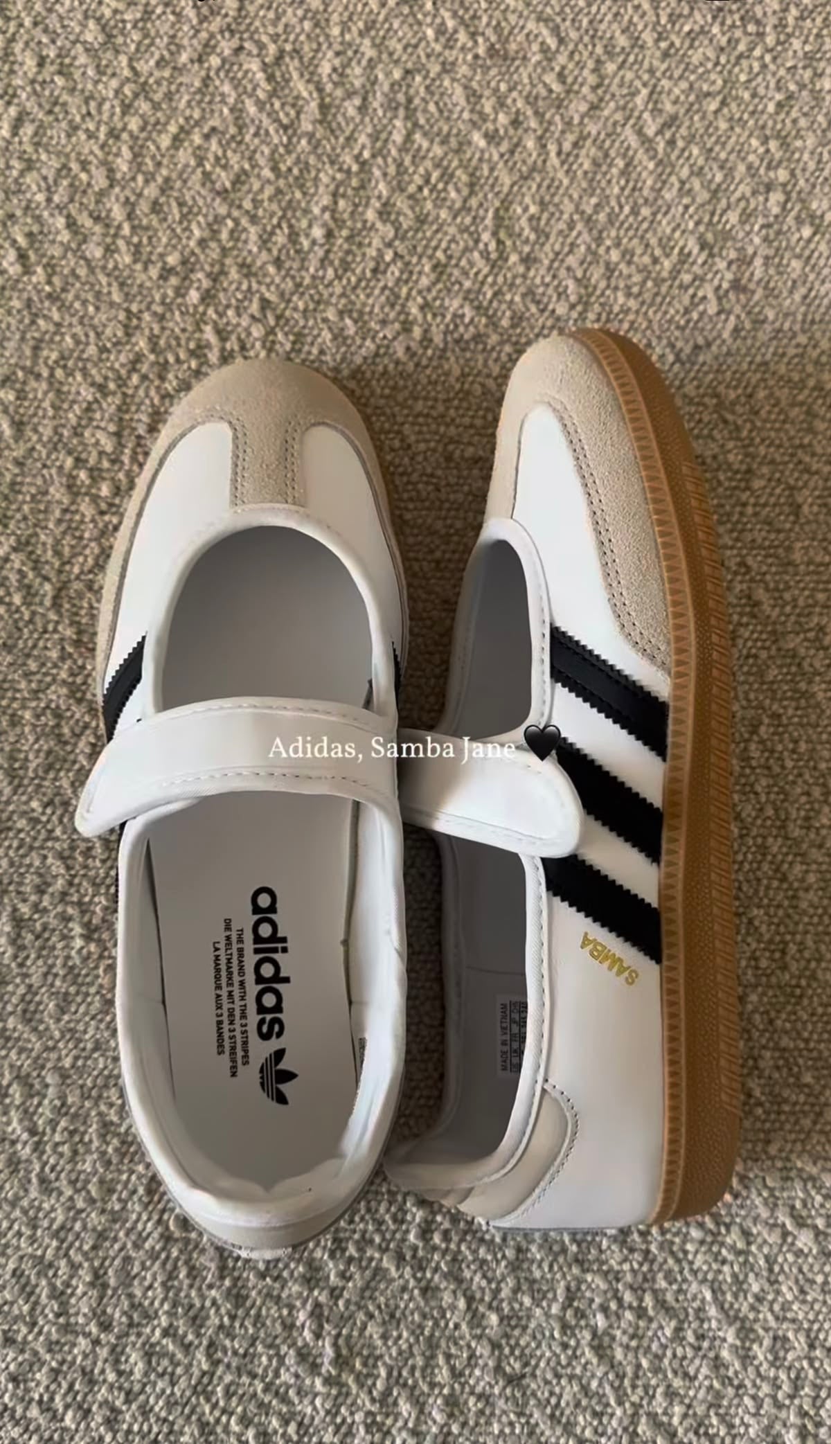 White Jane sambas