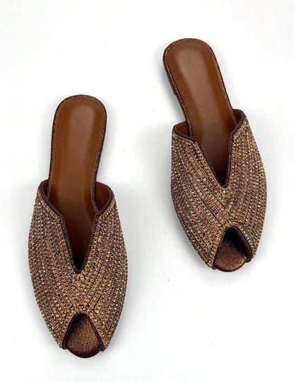 Brown GG Mules