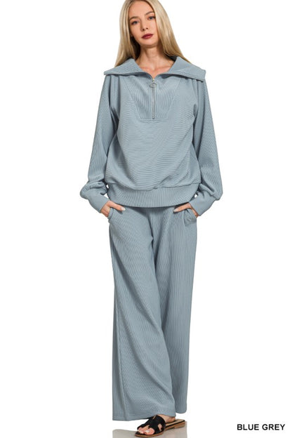 Blue grey Collared set de viaje 20 junio