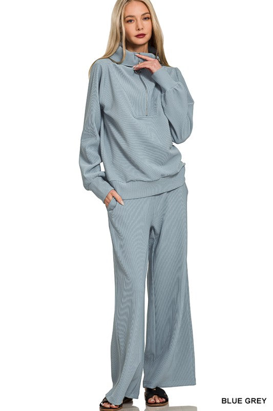 Blue grey Collared set de viaje 20 junio