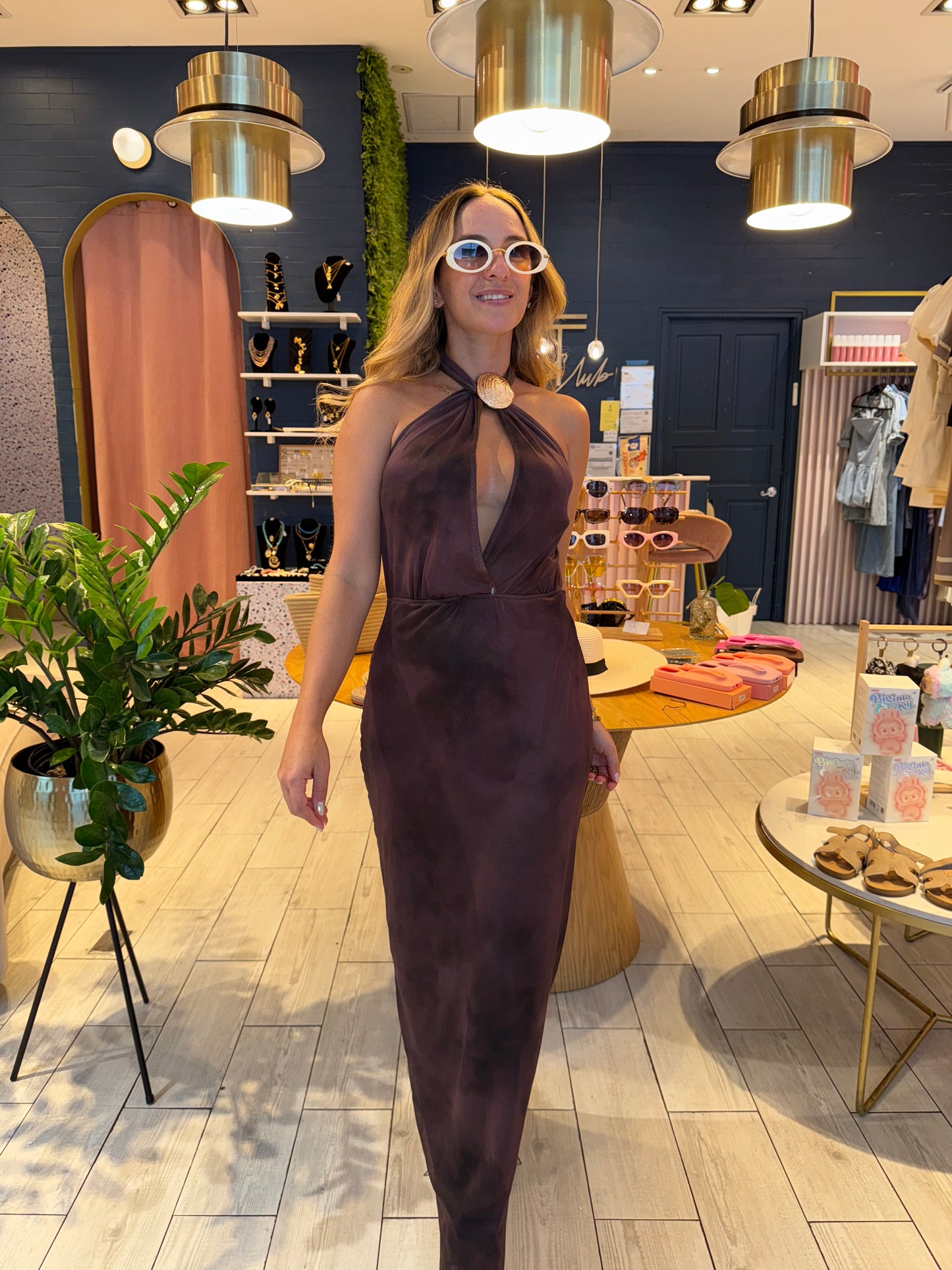 Brown Ibiza Dress