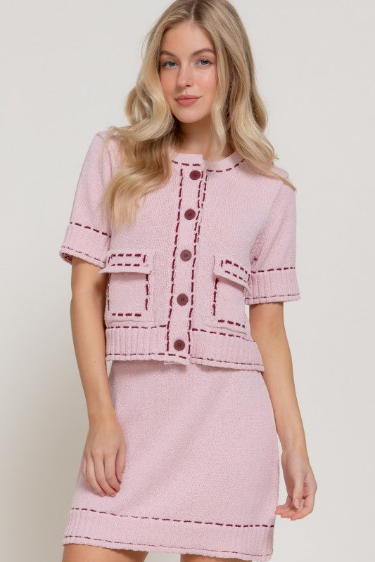 Pink embroidery top 22 marzo