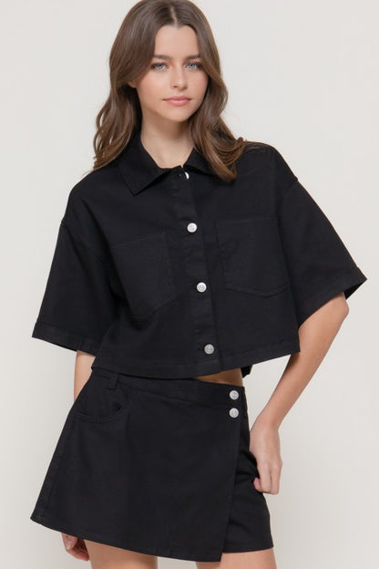 Black skirt set 22 marzo