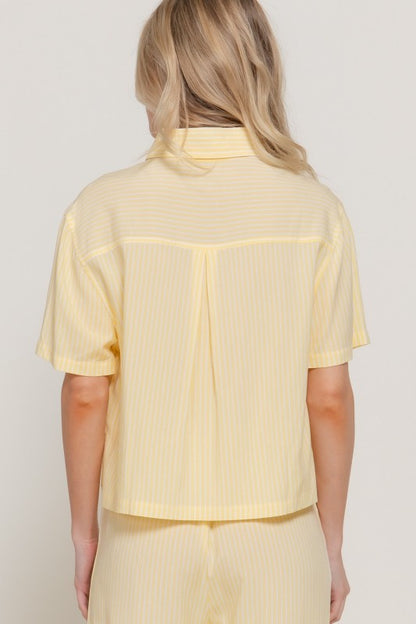 Butter yellow Striped set 22 marzo