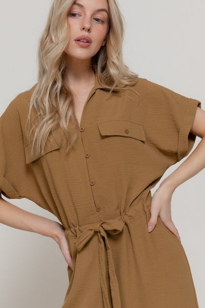 Khaki Comfy Jumpsuit 22 marzo