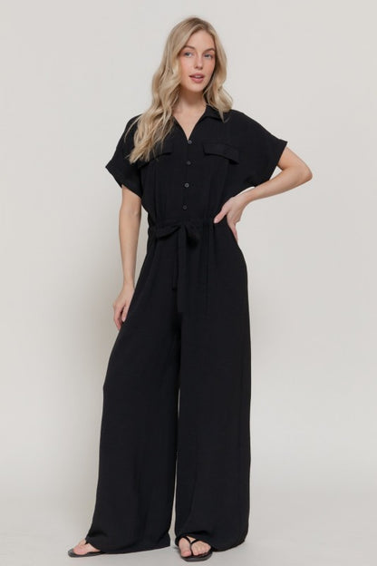 Black Comfy Jumpsuit 22 marzo