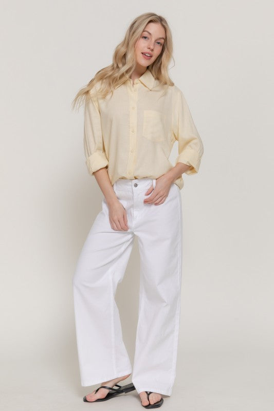 Butter yellow shirt 22 marzo