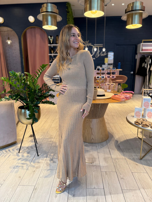 Nude Knitted Dress