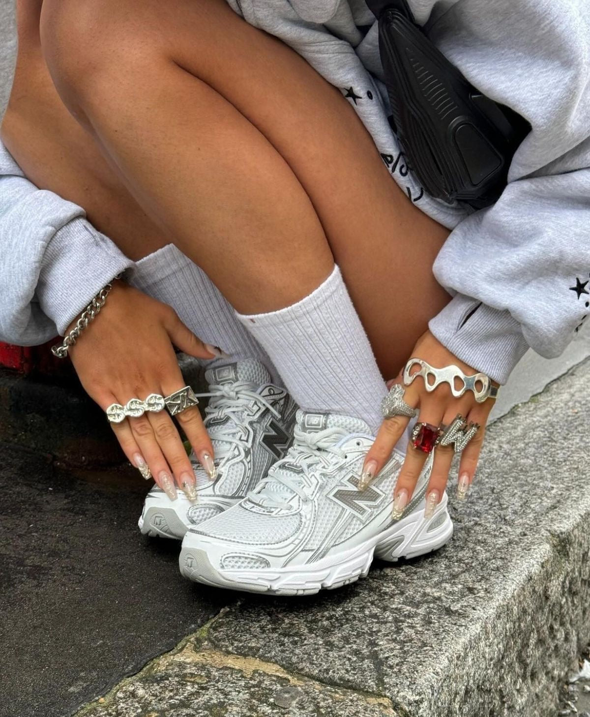 White 740 New Balance for Women