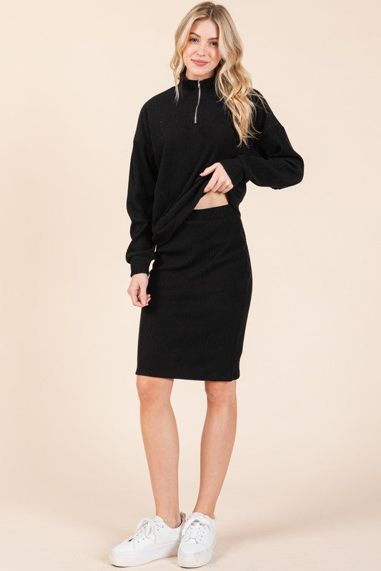 Black Collared Tzniut set de viaje  sin textura
