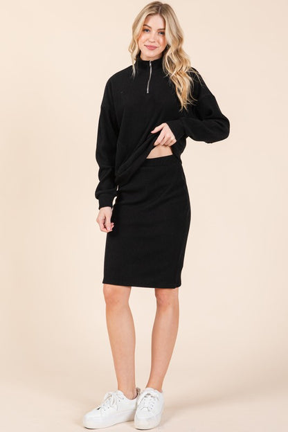 Black Collared Tzniut set de viaje  sin textura