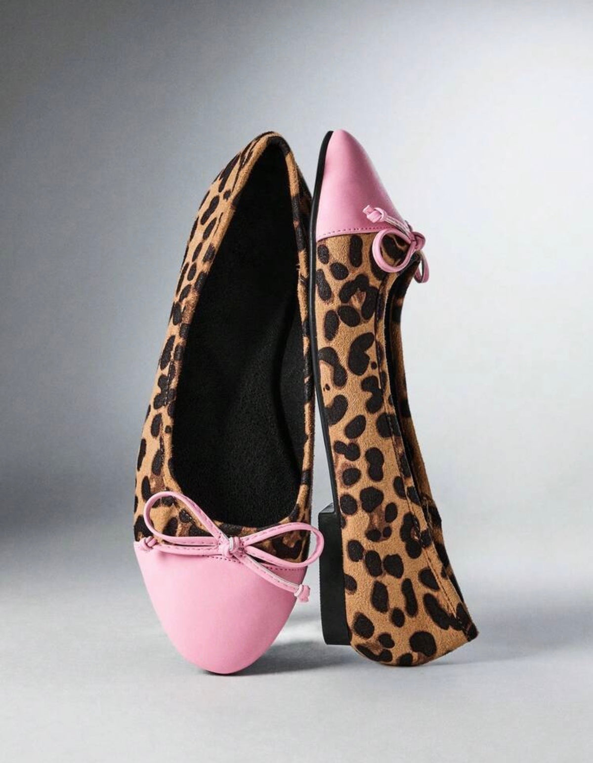 Leopard & Pink Flats