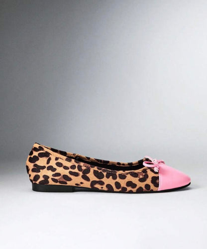Leopard & Pink Flats