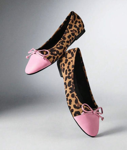 Leopard & Pink Flats