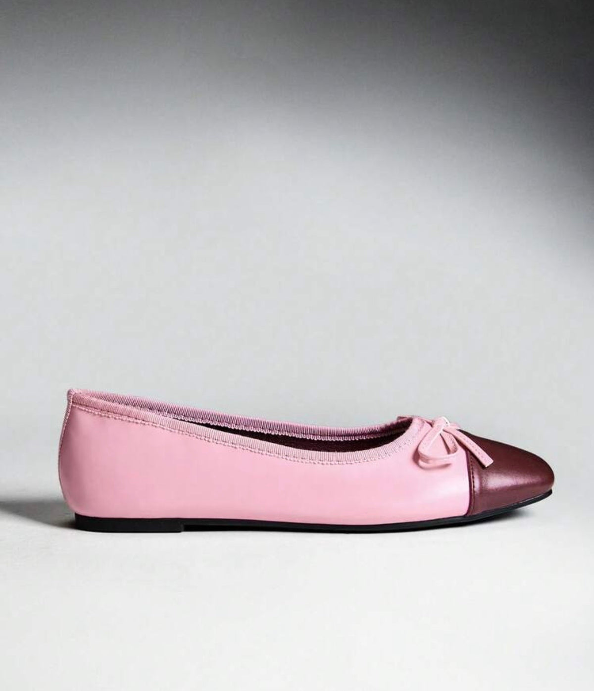 Pink & Burgundy Flats