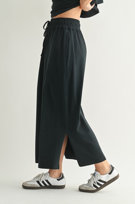 Black Tzniut skirt & top PIMA COTTON SET