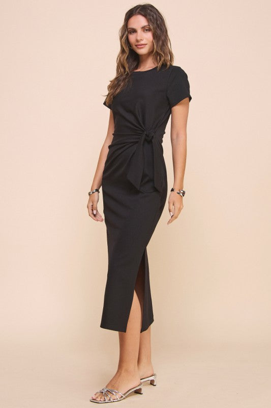 Black Fridas  tie in front dress