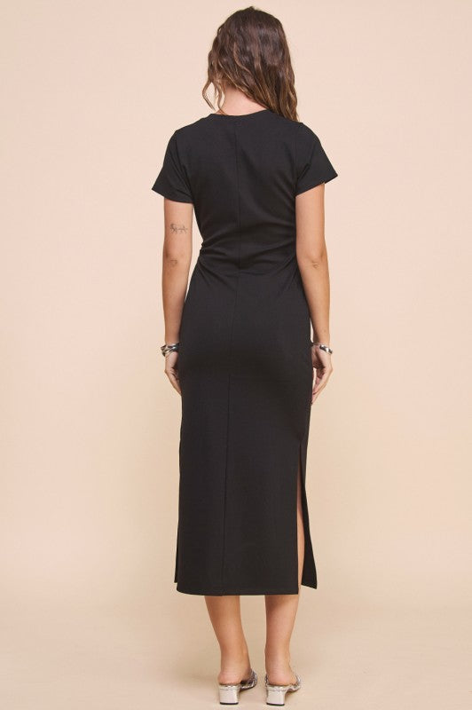 Black Fridas  tie in front dress