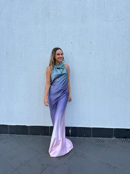 Alana's Aqua Dress